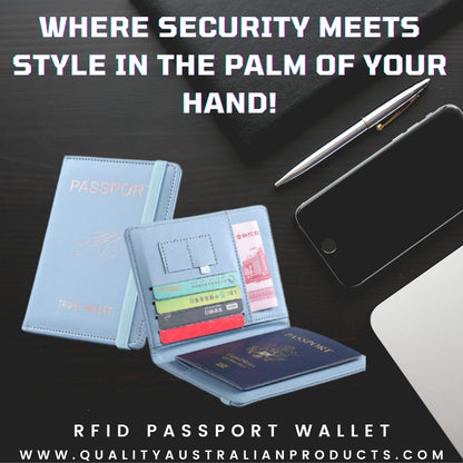 Passport Travel Wallet RFID